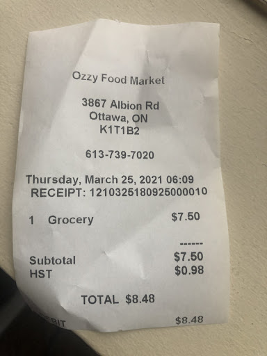 Photo of Ozzy Food Market - 3867 Albion Rd S, Gloucester, ON K1T 1B2